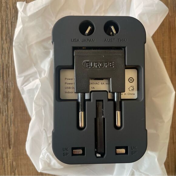 Univeral International Travel Power Adapter Plugs Charger for USA EU UK 110-240V - Picture 9 of 15